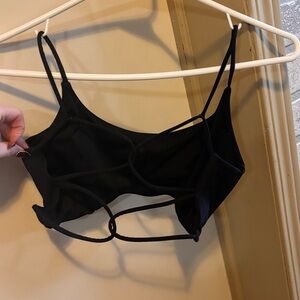 Amazon Black Strappy Bralette